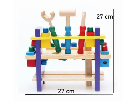 Set Madera Herramientas Juguete Didáctic