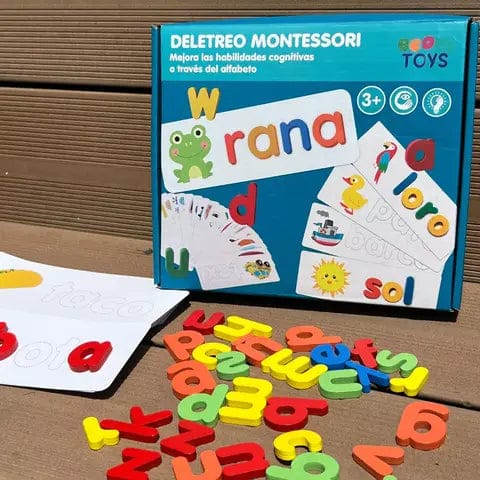 Juego De Palabras Deletreo Montessori